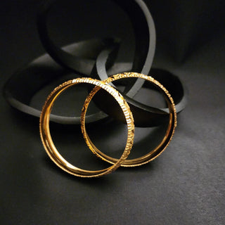 Verity 22k Gold Plated Bangle Set (2.6, 2.8 & 2.10 Available)