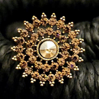 Abby Oxidised Gold Ring