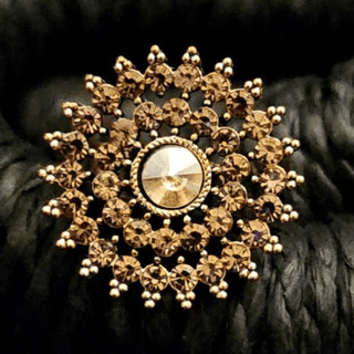 Abby Oxidised Gold Ring - ECLAT INDIAN JEWELSRingsGold
