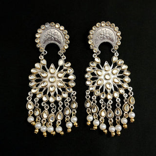 Agnes German Silver Earrings - ECLAT INDIAN JEWELSEarringsSilver