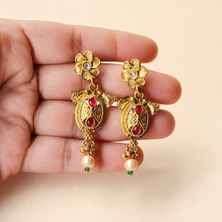 Alessia Multicolour Kundan Necklace Set - ECLAT INDIAN JEWELSNecklace SetsMulticolor