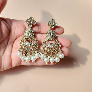 Avery White Kundan Choker Set - ECLAT INDIAN JEWELSChoker setsWhite