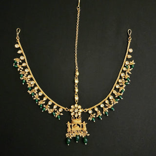 Becca Green Kundan Complete Bridal Set - ECLAT INDIAN JEWELSNecklace SetsGreen