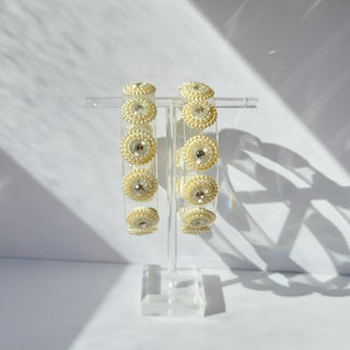 Bellarose White Glass Kada Bangles (Pair) (2.4,2.6, 2.8) - ECLAT INDIAN JEWELSBangle, Kadas & Bracelets2.6