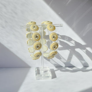 Bellarose White Glass Kada Bangles (Pair) (2.4,2.6, 2.8) - ECLAT INDIAN JEWELSBangle, Kadas & Bracelets2.6