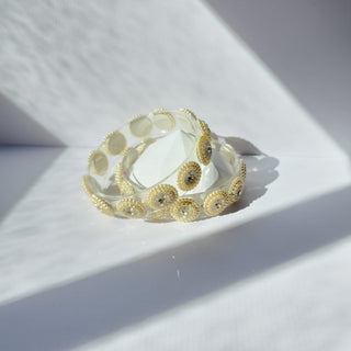 Bellarose White Glass Kada Bangles (Pair) (2.4,2.6, 2.8) - ECLAT INDIAN JEWELSBangle, Kadas & Bracelets2.6