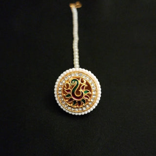 Blair Rajasthani Peacock Borla Maang Tikka - ECLAT INDIAN JEWELSMaang TikkaMulticolour