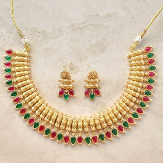 Carla Kemp Gold Multicolour Necklace Set - ECLAT INDIAN JEWELSNecklace SetsMulticolour