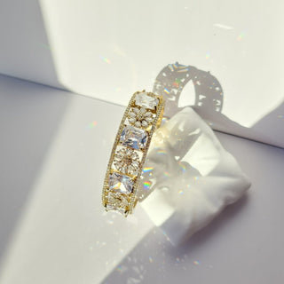 Cece Antique Victorian Gold CZ Diamond Luxury Bangle (Single) (2.4,2.6, 2.8) - ECLAT INDIAN JEWELSBangle, Kadas & Bracelets2.6