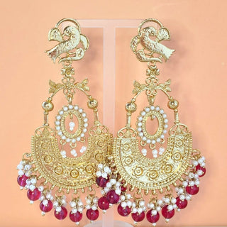 Claire Purple Earrings - ECLAT INDIAN JEWELSEarringsPurple