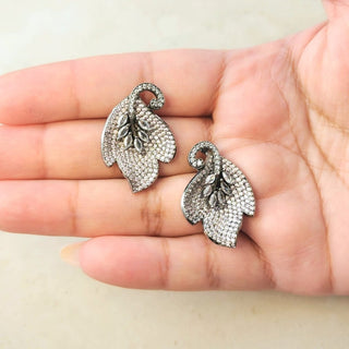 Cressida Pink Swarovski Inspired CZ Diamond Simulant Earrings - ECLAT INDIAN JEWELSEarringsPink