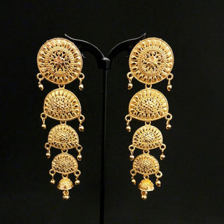 Cynthia 20k Gold Plated Earrings - Luxury Collection - ECLAT INDIAN JEWELSEarringsGold