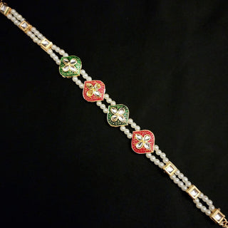 Daphne Multicolour Kundan Matha Patti - ECLAT INDIAN JEWELSMatha Patti, Sheesh PhoolMulticolour