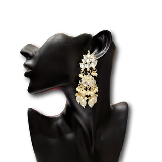 Delaney White Kundan Choker Set - ECLAT INDIAN JEWELSNecklace SetsWhite