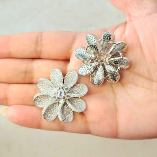Diane Pink Swarovski Inspired CZ Diamond Simulant Earrings - ECLAT INDIAN JEWELSEarringsPink