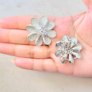 Diane White Swarovski Inspired CZ Diamond Simulant Earrings - ECLAT INDIAN JEWELSEarringsWhite