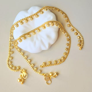 Eleanor 18k Gold plated Anklets / Payal - ECLAT INDIAN JEWELSAnklets (Payal)Gold