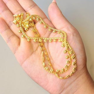 Eleanor 18k Gold plated Anklets / Payal - ECLAT INDIAN JEWELSAnklets (Payal)Gold