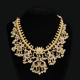 Eleanor Kemp CZ Necklace Set - ECLAT INDIAN JEWELSNecklace SetsMulticolour