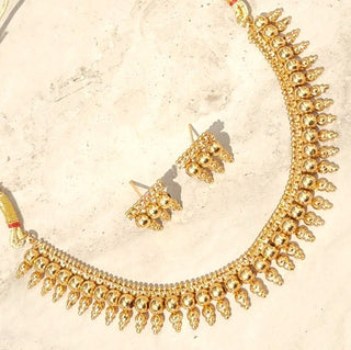 Eloise 20k Gold Plated Necklace Set - ECLAT INDIAN JEWELSNecklace SetsGold