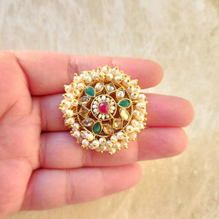 Elsie Multicolour Adjustable Ring - ECLAT INDIAN JEWELSRingsMulticolour