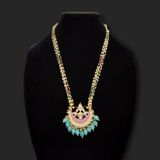 Emilia Pachi Kundan Luxury Collection Necklace - ECLAT INDIAN JEWELSNecklace SetsMulticolour