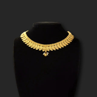 Estelle Temple Gold Necklace Set - ECLAT INDIAN JEWELSNecklace SetsGold