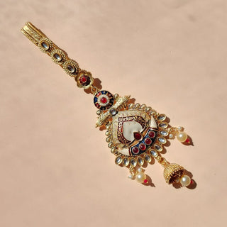 Fallon Multicolour Saree Waist Pin / Chaabi Challa / Kamar Satka - ECLAT INDIAN JEWELSSaree Accessories