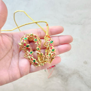 Faye Multicolour Kemp 20k Gold Plated Necklace Set - ECLAT INDIAN JEWELSNecklace SetsMulticolour