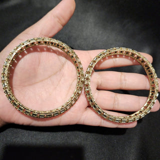 Gemma Mirror Bangle Set (Only 2.8 Left) - ECLAT INDIAN JEWELSBangle, Kadas & Bracelets2.6