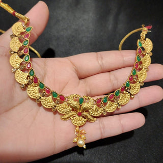 Hadley Multicolour Gold Necklace Set - ECLAT INDIAN JEWELSNecklace SetsGold