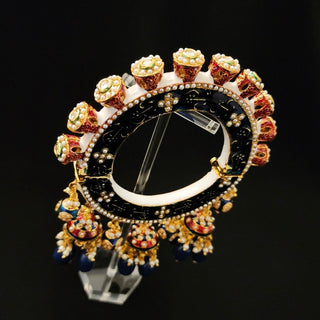 Halsey 2.10 Multicolour Pacheli Bangle (Single) (2.6 & 2.10 Available) - ECLAT INDIAN JEWELSBangle, Kadas & Bracelets2.6