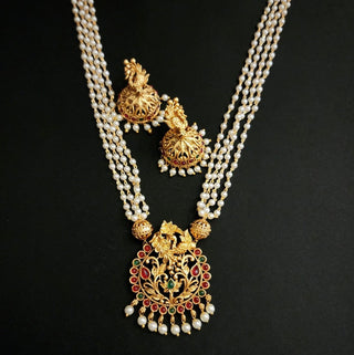 Inara Kemp Gold Multicolour Necklace Set - ECLAT INDIAN JEWELSNecklace SetsMulticolour