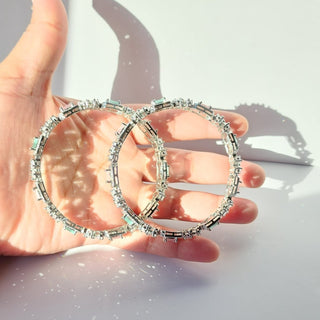 Jenny Mint and Pink CZ Diamond Bangle (Pair) (2.4,2.6, 2.8, 2.10) - ECLAT INDIAN JEWELSBangle, Kadas & Bracelets2.4
