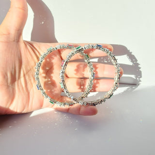 Jenny Multicolour CZ Diamond Bangle (Pair) (2.4,2.6, 2.8, 2.10) - ECLAT INDIAN JEWELSBangle, Kadas & Bracelets2.4