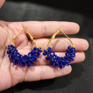 Kamryn Blue Earrings - ECLAT INDIAN JEWELSEarringsBlue