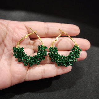 Kamryn Green Earrings - ECLAT INDIAN JEWELSEarringsGreen