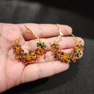 Kamryn Multicolour Earrings 2 - ECLAT INDIAN JEWELSEarringsMulticolour