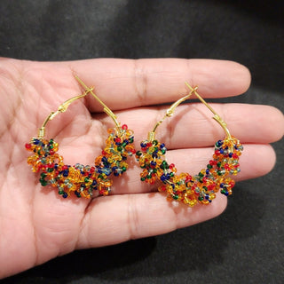 Kamryn Multicolour Earrings 2 - ECLAT INDIAN JEWELSEarringsMulticolour