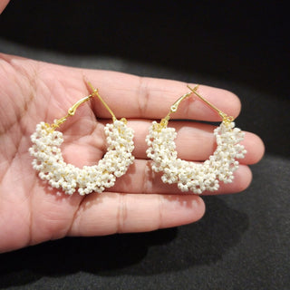 Kamryn White Earrings - ECLAT INDIAN JEWELSEarringsWhite