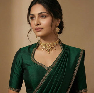 Kathy Multicolour Kemp Choker Necklace Set - ECLAT INDIAN JEWELSNecklace SetsMulticolor