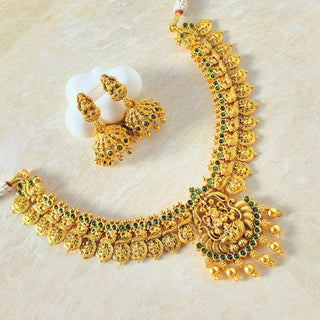 Kelly Temple Jewellery Necklace Set - ECLAT INDIAN JEWELSNecklace SetsGreen