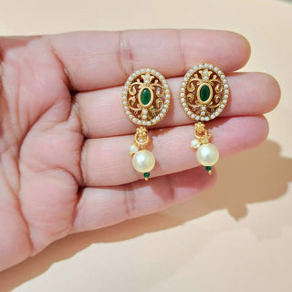 Louisa Green Kundan Choker Set - ECLAT INDIAN JEWELSChoker setsGreen