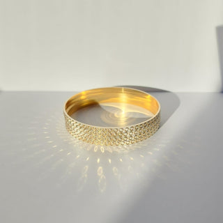 Quinella 22k Gold & Silver Bangle Set (Pair) (2.4, 2.6, 2.8 & 2.10) - ECLAT INDIAN JEWELSBangle, Kadas & Bracelets2.6