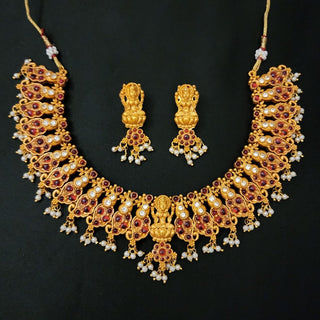 Rhonda Temple Jewellery Necklace Set - ECLAT INDIAN JEWELSNecklace SetsGold