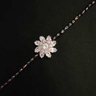 Riya Hand Diamante Mangalsutra Bracelet - ECLAT INDIAN JEWELSMangalsutraWhite