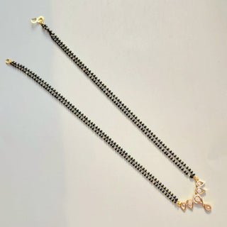 Riya Mangalsutra CZ Diamond Pendant Necklace - ECLAT INDIAN JEWELSMangalsutraWhite