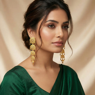 Cynthia 20k Gold Plated Earrings - Luxury Collection