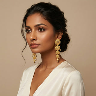 Cynthia 20k Gold Plated Earrings - Luxury Collection