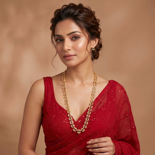 Aurelia CZ Diamond Simulant Long Necklace Set